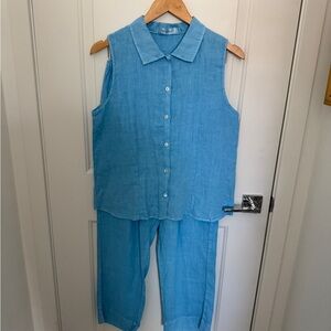 Fresh Produce Light Blue Sleeveless Two Piece (Women’s Small)